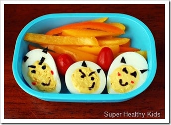 Kids deviled eggs