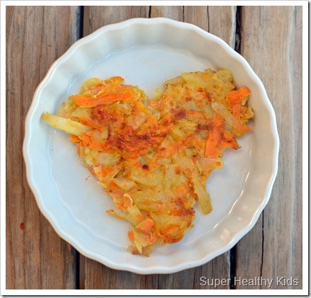 Sweet and Salty Hash Browns. Perfect Saturday morning breakfast idea, packed with vitamin C & A!