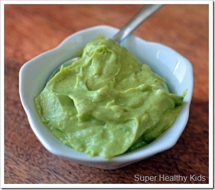 Baby Food Recipe: Apple-Avocado. Baby food! So creamy and perfect as a first foods!