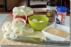 Baked Onion Rings Recipe. Step by step pictures for making these onion rings happen today!