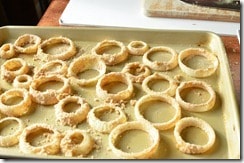 Baked Onion Rings Recipe. Step by step pictures for making these onion rings happen today!