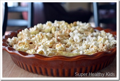 Apple Pie Popcorn Snack Mix Recipe. Regular popcorn is so yesterday! Spice it up a bit with our sweet version!