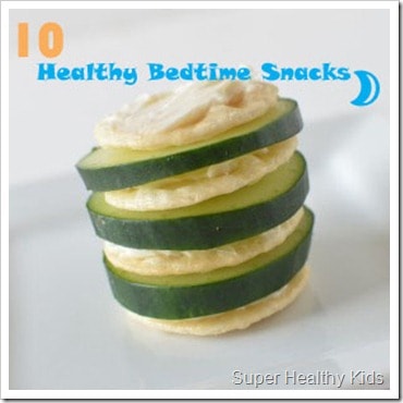 Bedtime Snacks: 10 Quick and Healthy Ideas. Here's a quick bedtime snack that might tide them over till morning!