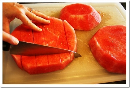 The Best Way to Cut a Watermelon. Hate the mess of cutting a watermelon? Try our method next time!