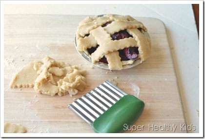 Mini Cherry Pie- Sugar Free and Sweet as Can Be! See how easily you can make pie from scratch!