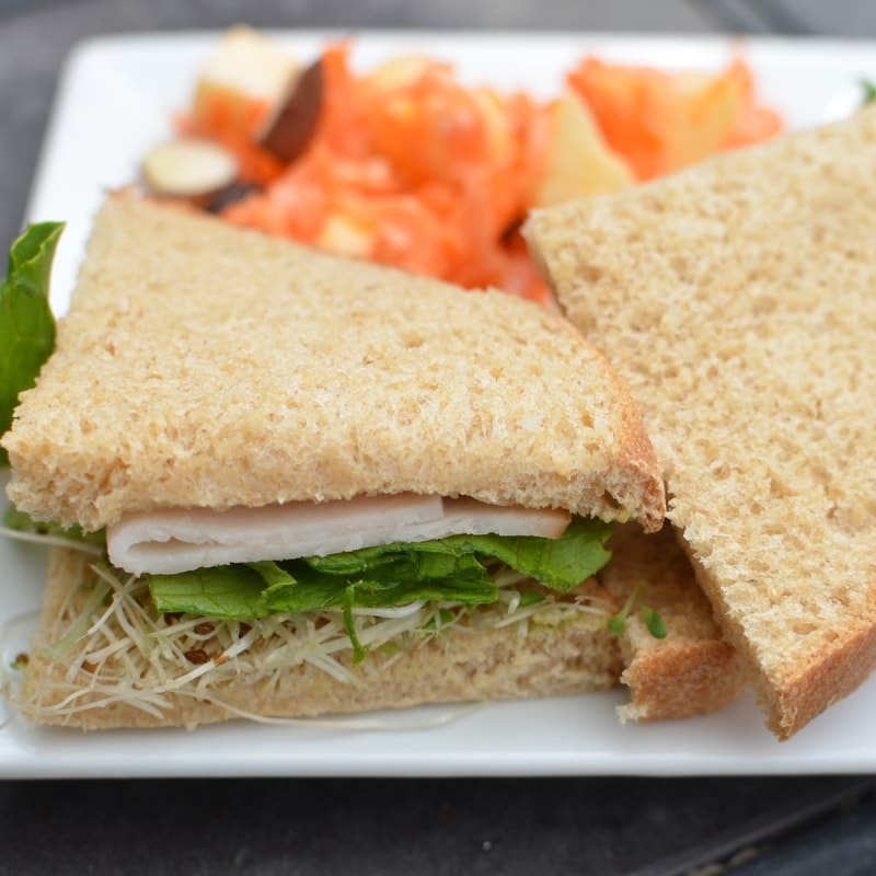 Turkey and Sprout Sandwich Super Healthy Kids