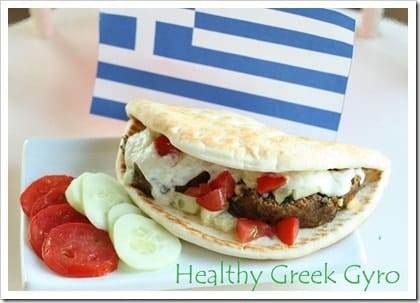 Healthy Greek Gyro Recipe. Our favorite way to make Gyro's at home.